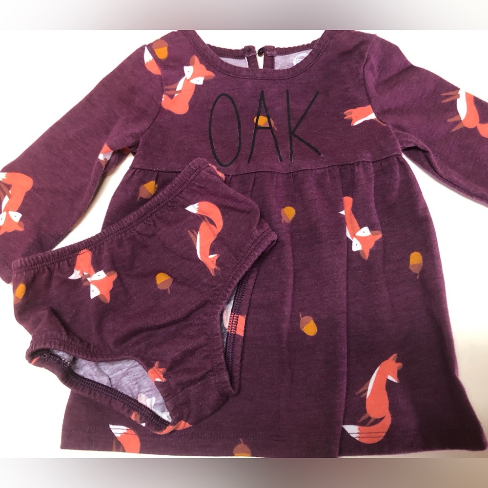 Personalized ‘Oak’ dress w/ bloomers